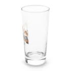 Y m @Y's shopの猫の家族 Long Sized Water Glass :right