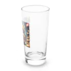 AI妖怪大図鑑のトリプル肉厚ビーフバーガー妖怪　バグドガルド Long Sized Water Glass :right