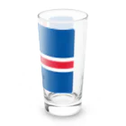お絵かき屋さんのアイスランドの国旗 Long Sized Water Glass :right