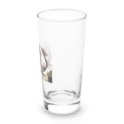 OKameMolꕤ︎︎オカメモルのアニメ風三毛モルモット Long Sized Water Glass :right