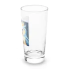 インコグッズのオカメインコとセキセイインコ Long Sized Water Glass :right