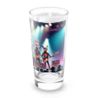 ANIMAL HEROES -musical band-のワイルドロックフェスタ - ダンシングアニマルズ Long Sized Water Glass :right