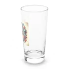 きなこもちもちのくまさん宇宙でお茶会 Long Sized Water Glass :right