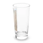 Narami_sanの浜辺散歩で仲良しピース✌️ Long Sized Water Glass :right