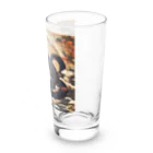 pandownloadの和風の最強パンダ Long Sized Water Glass :right