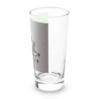 ペコりんショップの黒柴散歩拒否 Long Sized Water Glass :right