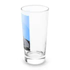 mirinconixの俳句/古池や 蛙飛び込む 水の音 Long Sized Water Glass :right