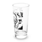 猿とかの白黒サル Long Sized Water Glass :right