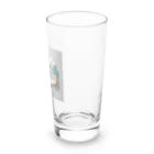 Harunashopの熊が車を運転中 Long Sized Water Glass :right