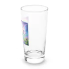 かるるんショップのアヤメと虹と妖精と Long Sized Water Glass :right