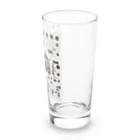 Chi3のクラシックマッスルカーの解剖学：レトロ自動車アート Long Sized Water Glass :right