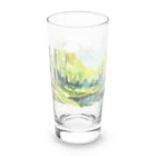 猫との風景の茶トラと森グラス Long Sized Water Glass :right