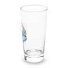 こぶちゃショップのレインボーくまライオン Long Sized Water Glass :right