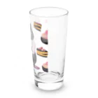 なまけものとみんなの太っちょ黒猫パティシエ Long Sized Water Glass :right