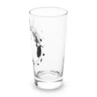 コチ(ボストンテリア)の小物用：ボストンテリア(地球モノクロ)[v2.8k] Long Sized Water Glass :right