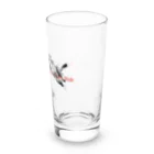 E.Pの墨絵「チーター」 Long Sized Water Glass :right