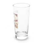 Yuji_Koroのストラトと白い子猫 Long Sized Water Glass :right