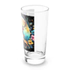 momoart8888の満月の花🦌🌝 Long Sized Water Glass :right