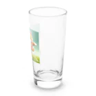 ketapapaのサッカーねこ Long Sized Water Glass :right