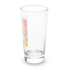 no_mi_Ke08のカラフルな猫耳の女の子のキャラクター Long Sized Water Glass :right