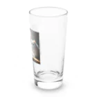 Melopyのピオニーと猫 Long Sized Water Glass :right