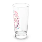 ニャンHouseのかわいいピンクの肉球 Long Sized Water Glass :right