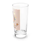 ganeshaの魔法の杖を持ったかわいいライオン Long Sized Water Glass :right