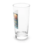 jolieplusのかっこいいバスケネコ😺 Long Sized Water Glass :right