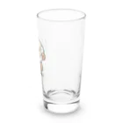 trypsin8080のアメリカンBBQのかわいいキャラクター　スモーキー・サム Long Sized Water Glass :right