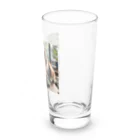 otya-nekoのお茶の時間ティータイム三毛猫 Long Sized Water Glass :right