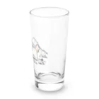 ganeshaのかわいい犬のバックグラウン Long Sized Water Glass :right