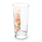 ピクセルパレットの可愛い女の子とお花10 Long Sized Water Glass :right