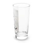 はるねこちゃん🐱　harunekocyanのうどん Long Sized Water Glass :right