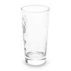 おもち。もちふわのメイク中 Long Sized Water Glass :right