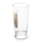 manaco-の覗き猫ちゃん Long Sized Water Glass :right