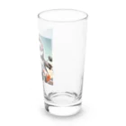 YFCのサングラスをかけたワイルドなペンギン① Long Sized Water Glass :right