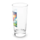 YFCの炎を尾を持つ精悍なキツネ Long Sized Water Glass :right