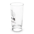 BOSATUの電車に乗ったうさぎ Long Sized Water Glass :right