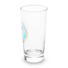 kazu_gの自由なイルカのように人生を泳ごう!心のままに Long Sized Water Glass :right