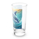 InkCraftsのかわいいイルカ Long Sized Water Glass :right