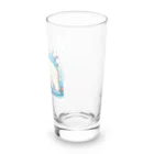 れいのホッキョクグマの冒険：地球を背景に未来へ進む姿 Long Sized Water Glass :right