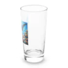 珊瑚のマンタ Long Sized Water Glass :right