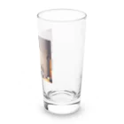 HIROKITI_HAPPYのライトに照らされた猫 Long Sized Water Glass :right