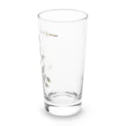 Siderunの館 B2の画伯チックな白黒動物（ブレーメンの音楽隊風) Long Sized Water Glass :right