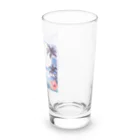 ハワイライフのイルカと満月 Long Sized Water Glass :right