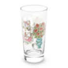 猫のきぬくんのお店のミルちゃん　ローズガーデンツアー Long Sized Water Glass :right