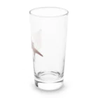 まろきめがぬのウバザメくん！ Long Sized Water Glass :right