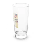 魚好きあつまれ！#かまととちゃん　#かまぼこママの海の花　カイフラワー Long Sized Water Glass :right