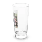 ナンピンの麻雀を覚えているパンダ Long Sized Water Glass :right