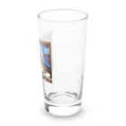 NaturalCanvasの猫とアヒルの子の愛 Long Sized Water Glass :right